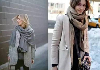 圍巾與大衣怎么搭配？灰色圍巾怎么搭配？