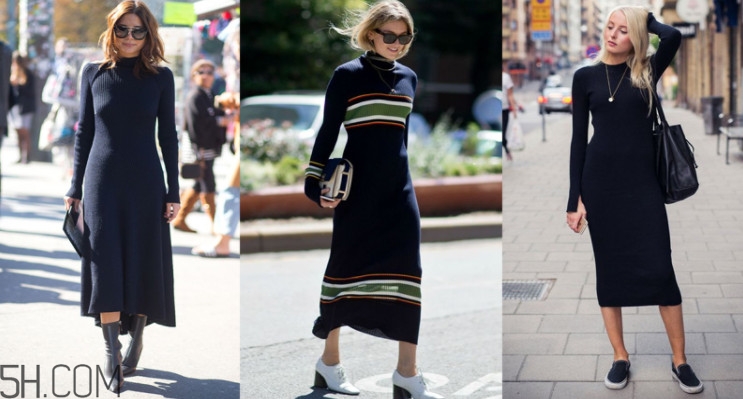 長(zhǎng)款毛衣裙怎么搭配 冬天必學(xué)毛衣裙內(nèi)搭法 長(zhǎng)款毛衣裙怎么搭配 冬天必學(xué)毛衣裙內(nèi)搭法