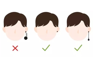 耳飾該怎么挑選？大臉適合耳釘