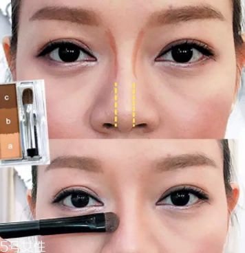 眉粉可以當鼻影用嗎？眉粉這樣畫鼻影