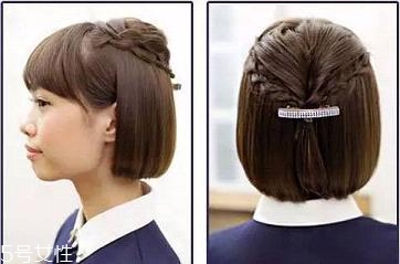 短發(fā)怎么做新娘造型？編發(fā)好看又簡單