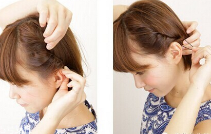 短發(fā)怎么做新娘造型？編發(fā)好看又簡單