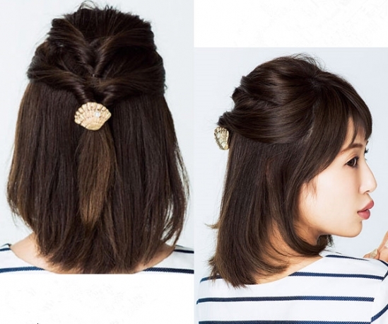 披肩發(fā)怎么扎好看？披肩發(fā)好看扎發(fā)圖解