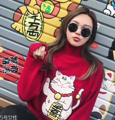 紅色毛衣什么款式好看？新年運勢全靠它