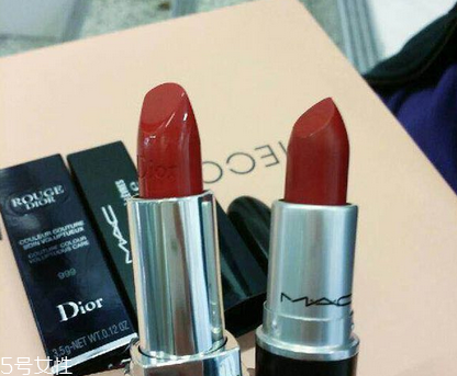 mac的rubywoo和迪奧999買哪個 大紅色系口紅 mac的rubywoo和迪奧999買哪個 大紅色系口紅