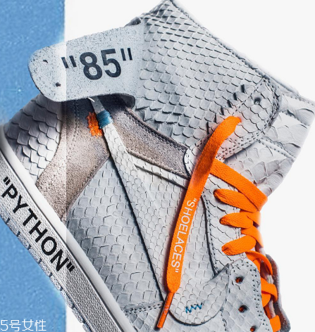 off white與aj 1聯(lián)名款白色蟒皮定制版在哪買_多少錢？
