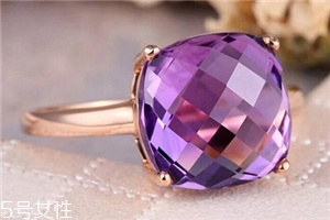 紫水晶戒指多少錢？普通款式兩百元左右