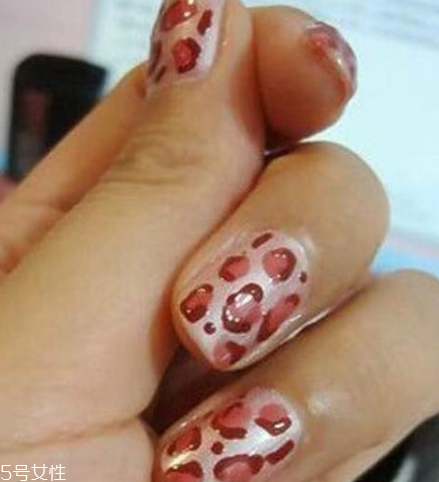 豹紋美甲怎么畫好看？不到一分錢畫出性感美甲