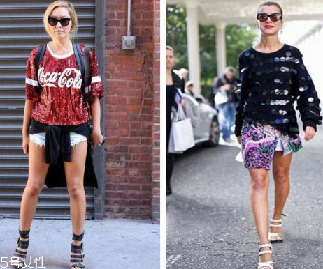 亮片裝怎么穿好看？五光十色的靚麗氣場(chǎng)