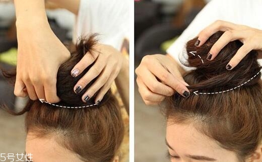 短發(fā)扎成丸子頭的方法 2018最新丸子頭扎法 短發(fā)扎成丸子頭的方法 2018最新丸子頭扎法