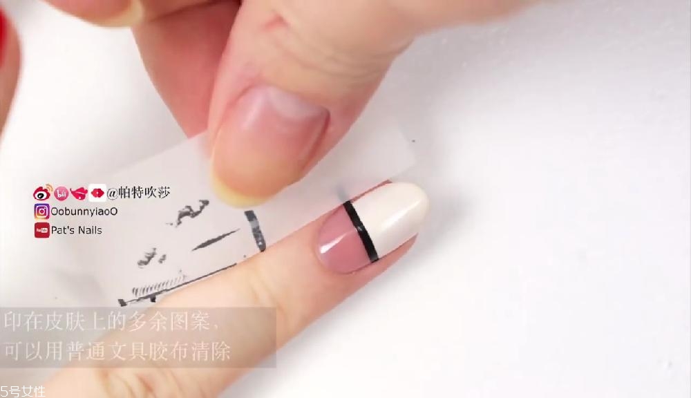 千鳥格美甲圖片畫法 美甲千鳥格畫法步驟 千鳥格美甲圖片畫法 美甲千鳥格畫法步驟