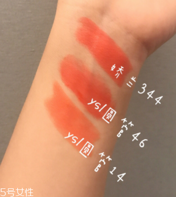 嬌蘭344和圣羅蘭46像嗎 嬌蘭344和ysl46比較 嬌蘭344和圣羅蘭46像嗎 嬌蘭344和ysl46比較