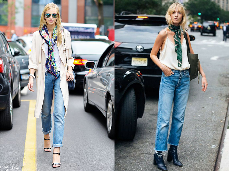 春夏絲巾怎么搭配好看圖片 春夏絲巾怎么搭配好看圖片