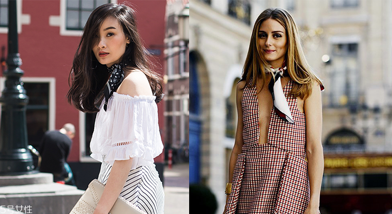 春夏絲巾怎么搭配好看圖片 春夏絲巾怎么搭配好看圖片