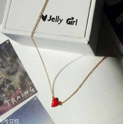 jelly girl愛(ài)心琺瑯項(xiàng)鏈多少錢(qián)_在哪買(mǎi)？