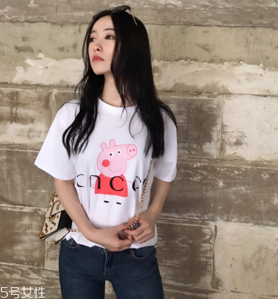 gucci小豬佩奇短袖是真的嗎？gucci小豬佩奇t恤真假