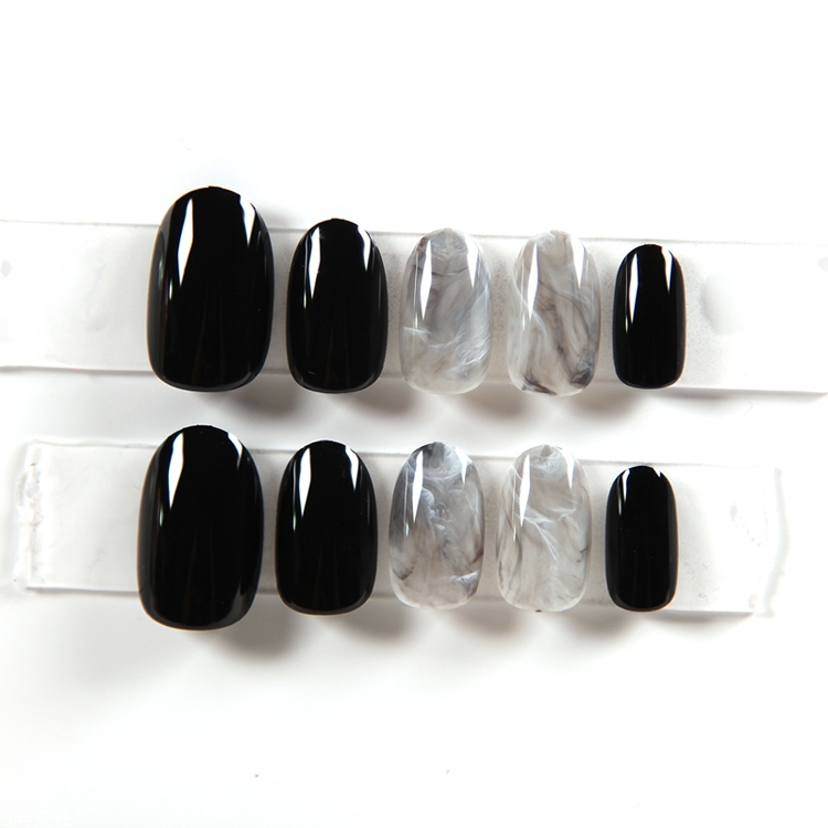 黑白灰美甲圖片 黑白灰三色漂亮美甲圖 黑白灰美甲圖片 黑白灰三色漂亮美甲圖