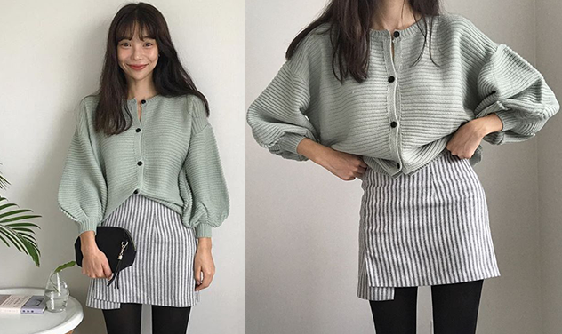 燈籠袖針織外套顯胖嗎 燈籠袖針織外套搭配圖片 燈籠袖針織外套顯胖嗎 燈籠袖針織外套搭配圖片