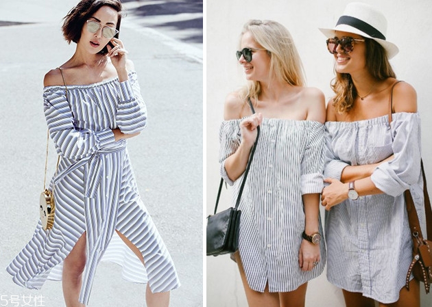 條紋襯衫裙圖片欣賞 條紋襯衫裙怎么搭配 條紋襯衫裙圖片欣賞 條紋襯衫裙怎么搭配