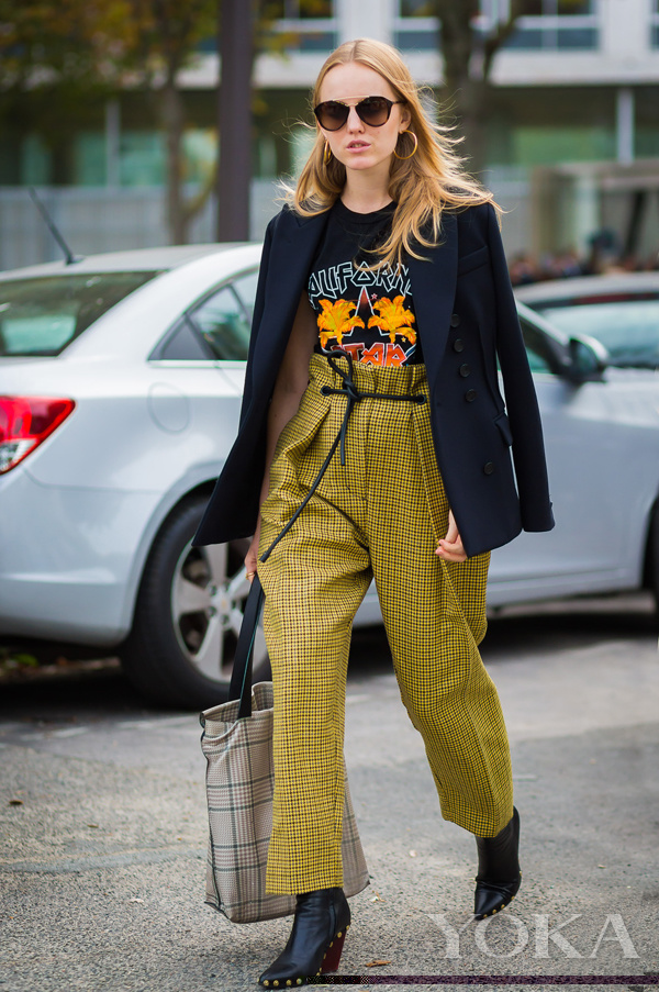 紙袋褲搭配圖片 紙袋褲圖片大全 紙袋褲搭配圖片 紙袋褲圖片大全