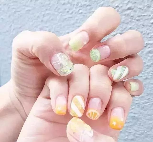 水果美甲圖片 美甲水果可愛圖片 水果美甲圖片 美甲水果可愛圖片