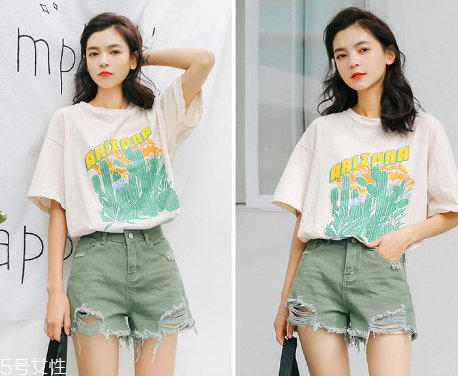 夏天穿什么t恤好看？夏季t恤穿搭圖片