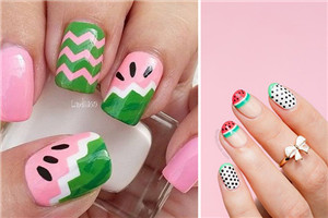 水果美甲圖片 美甲水果可愛圖片 水果美甲圖片 美甲水果可愛圖片