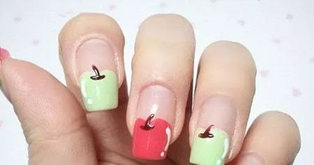 水果美甲圖片 美甲水果可愛圖片 水果美甲圖片 美甲水果可愛圖片