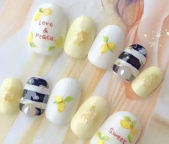 水果美甲圖片 美甲水果可愛圖片 水果美甲圖片 美甲水果可愛圖片