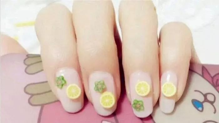 水果美甲圖片 美甲水果可愛圖片 水果美甲圖片 美甲水果可愛圖片