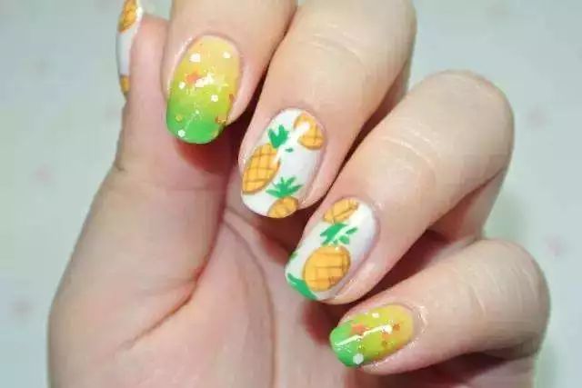 水果美甲圖片 美甲水果可愛圖片 水果美甲圖片 美甲水果可愛圖片