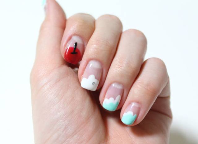 水果美甲圖片 美甲水果可愛圖片 水果美甲圖片 美甲水果可愛圖片