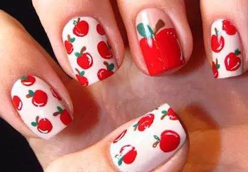 水果美甲圖片 美甲水果可愛圖片 水果美甲圖片 美甲水果可愛圖片