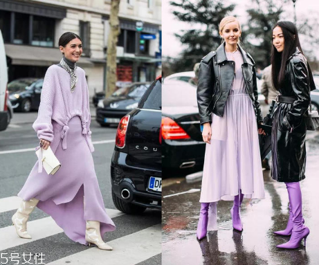 夏天穿紫色好看嗎？夏季紫色穿搭圖片