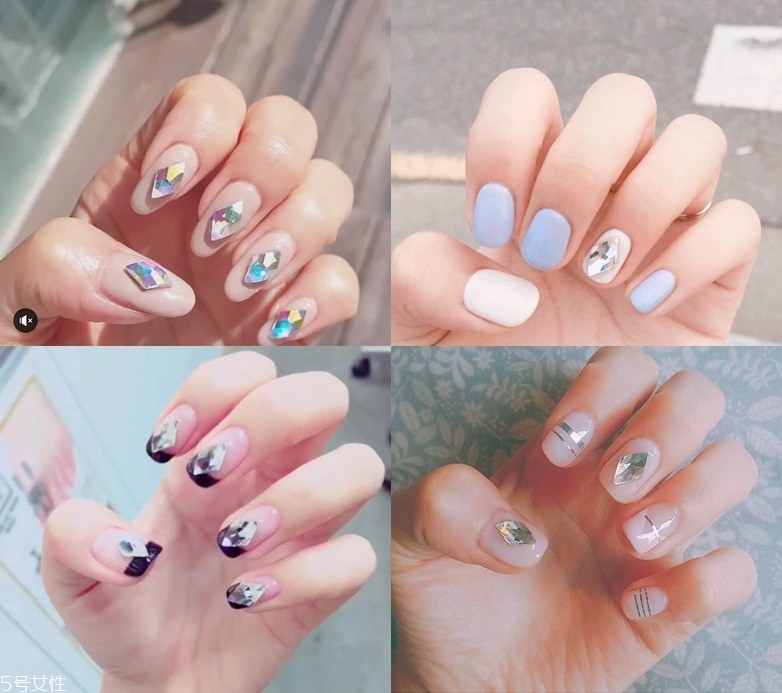 大鉆石美甲圖片2018款式 大鉆石美甲圖片大全集 大鉆石美甲圖片2018款式 大鉆石美甲圖片大全集