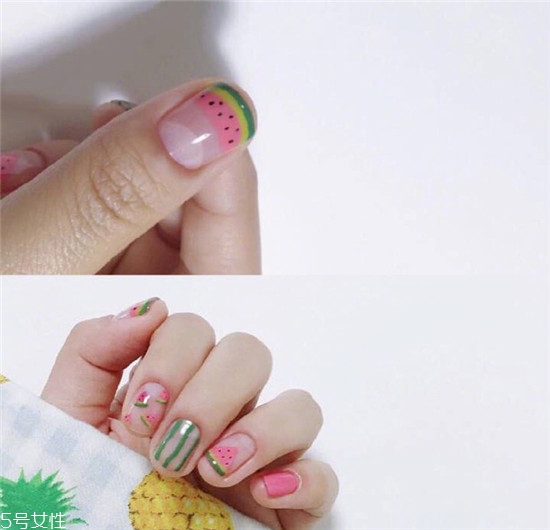 簡約好看的夏季美甲圖片 簡約顯白的美甲新款式 簡約好看的夏季美甲圖片 簡約顯白的美甲新款式