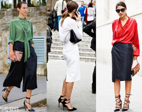 尖頭高跟鞋怎么搭配？尖頭高跟鞋搭配圖片