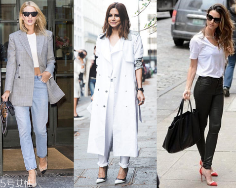 尖頭高跟鞋怎么搭配？尖頭高跟鞋搭配圖片