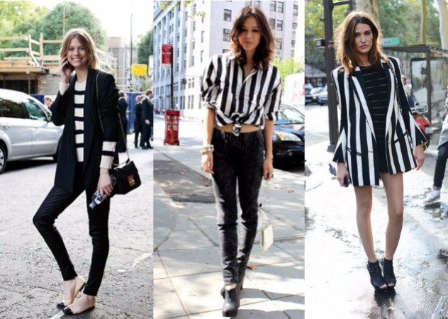 黑白條紋衣服怎么搭配 黑白條紋衣服搭配圖片 黑白條紋衣服怎么搭配 黑白條紋衣服搭配圖片