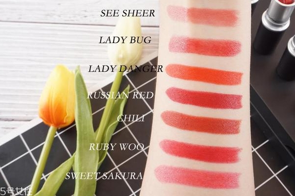 mac七夕口紅禮盒2018試色 魅可7款大熱色號(hào) mac七夕口紅禮盒2018試色 魅可7款大熱色號(hào)