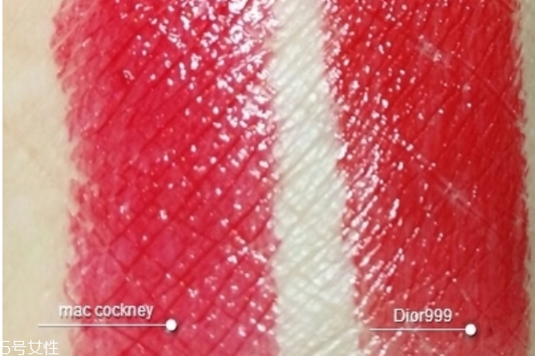 mac cockney和ladybug哪個好 mac cockney試色 mac cockney和ladybug哪個好 mac cockney試色