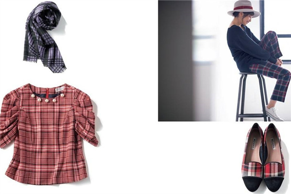 秋季格紋衣服的搭配圖片 秋季格紋衣服的搭配圖片