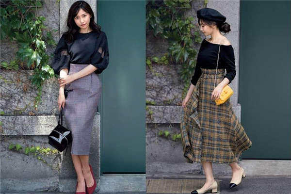 秋季格紋衣服的搭配圖片 秋季格紋衣服的搭配圖片