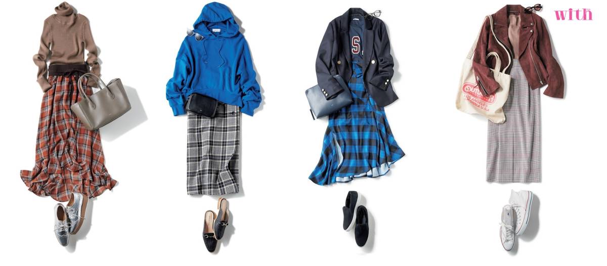 秋季格紋衣服的搭配圖片 秋季格紋衣服的搭配圖片