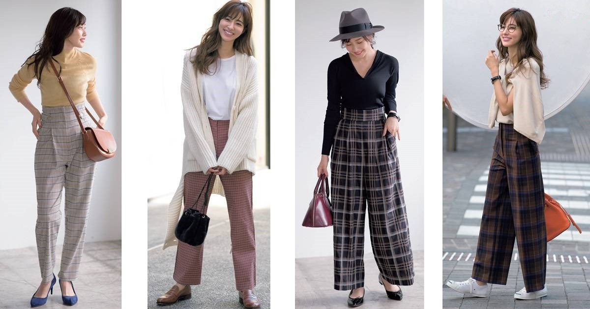 秋季格紋衣服的搭配圖片 秋季格紋衣服的搭配圖片
