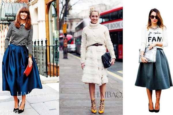 半身中長(zhǎng)裙怎么搭配 4種半身中長(zhǎng)裙穿法 半身中長(zhǎng)裙怎么搭配 4種半身中長(zhǎng)裙穿法