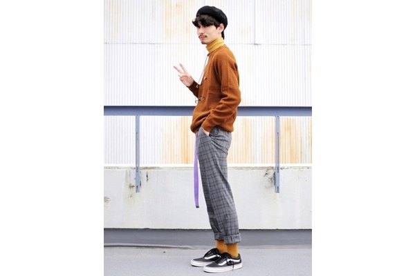 男士格紋褲子怎么搭配 男士格紋褲秋冬日系搭配 男士格紋褲子怎么搭配 男士格紋褲秋冬日系搭配