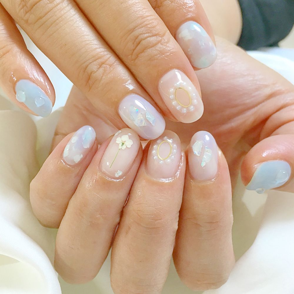 小清新藍(lán)色系美甲圖片大全 小清新藍(lán)色系美甲圖片大全