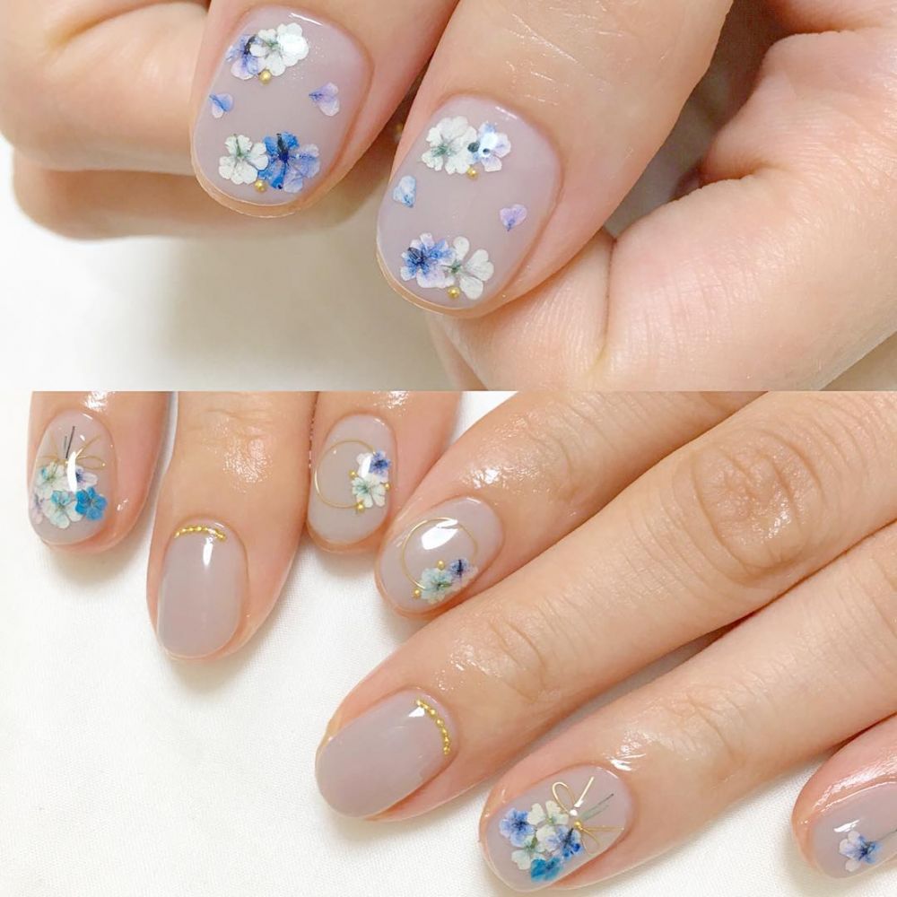 小清新藍(lán)色系美甲圖片大全 小清新藍(lán)色系美甲圖片大全