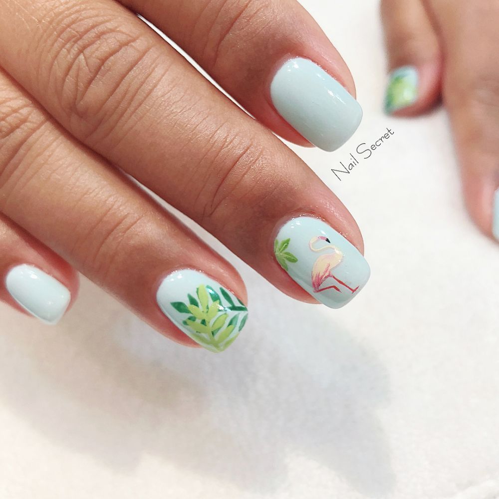 小清新藍(lán)色系美甲圖片大全 小清新藍(lán)色系美甲圖片大全